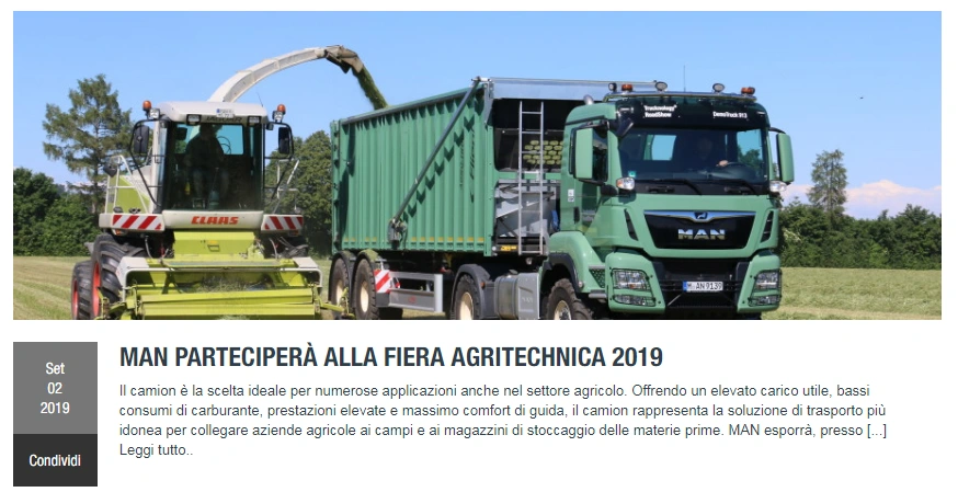 MAN fiera agritecnica